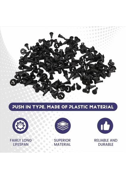 200PCS Tampon Klipsleri 10MM Honda ve Acura Plastik Perçin Tutucu Klipsleri 91503-SZ3-003 Için (Yurt Dışından) fırsatları