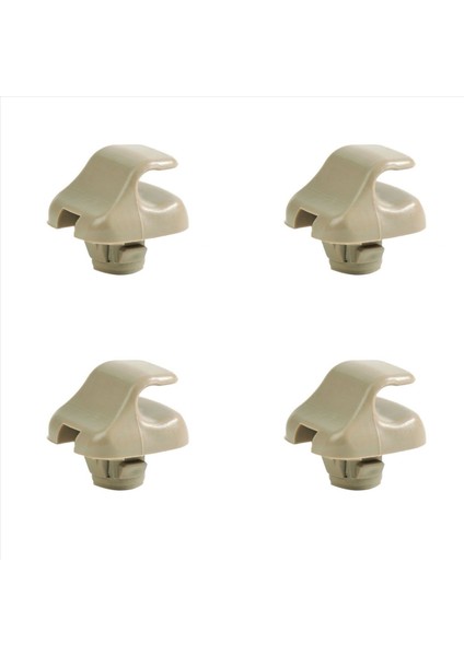 4x Araba Sunvisor Tutucu Sun Shield Antidazzele Visor Klipsleri Honda Civic Cr-V Fit Accord Civic Visor Bej (Yurt Dışından)