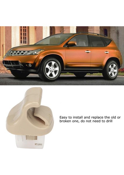 Yeni Nissan Murano 2003-2007 Sun Visor Tutucu Klips - Bej Iç (Yurt Dışından) fiyatları