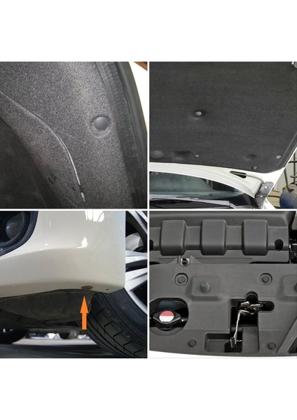 240 Pcs Tampon Klips Araç Klipsleri Plastik Perçinli 16 En Boyut ve 5 Düzeltici Kaldırıcılar Bağlantı Menzili Itme Tutucu Kiti (Yurt Dışından) modelleri