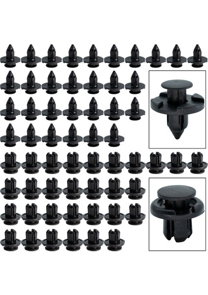 180 Push Pin Perçinleri Araba Kapı Kaplama Paneli Klipsleri Tampon Izgara Çamur Fleps Bağlantı Elemanı Tutucu Kiti Honda Civic Accord Cr-V (Yurt Dışından) indirimleri