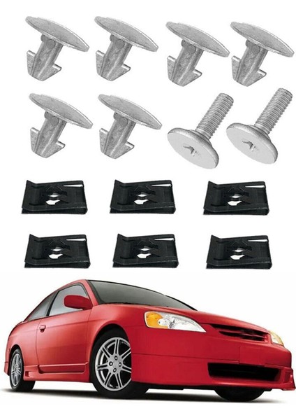 Honda Accord Civic 90674-TY2-A01 Için 28PC Alt Motor Kapak Pin Vidası Sıçrama Kalkanı Donanım Vidası ve Erişim Klibi (Yurt Dışından) fiyatları