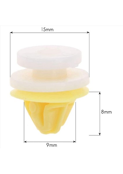 100PCS 7703077250 Renault Clio Megane Için Scentwingo Araba Kuzunağı Klipsleri Iç Trim Panel Kapı Kartı Klipsleri (Yurt Dışından) fırsatları