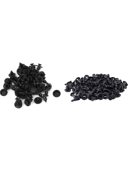 100 Adet Araba Kapısı Çamurluk Plastik Perçin Bağlantı Elemanı 50 Adet 8mm ve 50 Pcd 10MM (Yurt Dışından)