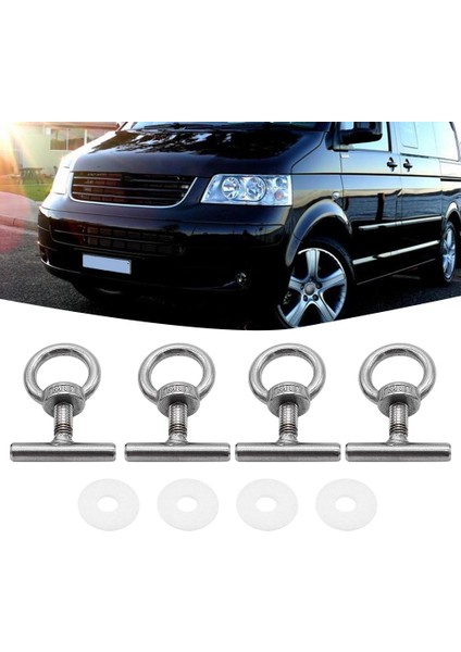 Multivan T5 T6 Araba Somun Kilitleme Ray Yükü Sabitleme 7H5883189E Gümüş Sabitleme Göz Cıvatası Kiriş Gözü (Yurt Dışından) fiyatları