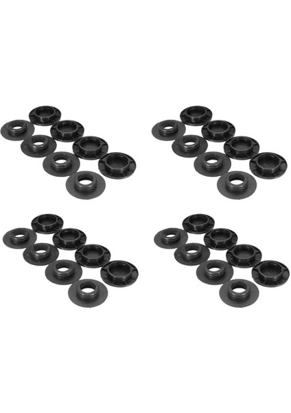 16X Araba Mat Halı Zemin Sabitleme Klipsleri Tutamak Kelepçeler Mercedes-Benz Için Güzel Siyah 6680520 (Yurt Dışından)