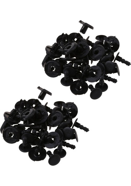 Mazda Toyota Suzuki Mtsubishi Fiat Için 40X Fender Tampon Plastik Trim Klipler (Yurt Dışından)