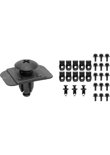 Fender Liner Finder Finter Push Push Clips Tutucu Sıçrama Kalkanı Koruma Vücut Cıvataları Tampon Çamurluk Astar Itme Tutucu (Yurt Dışından)