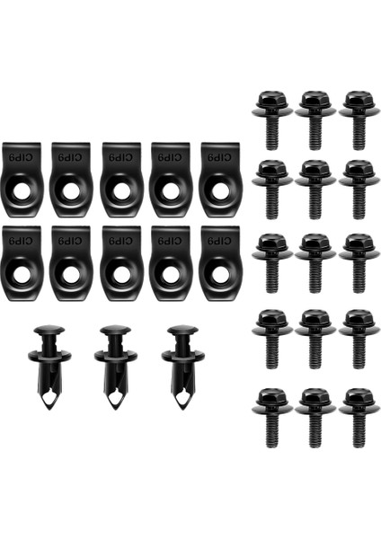 Fender Liner Finder Finter Push Push Clips Tutucu Sıçrama Kalkanı Koruma Vücut Cıvataları Tampon Çamurluk Astar Itme Tutucu (Yurt Dışından) indirimleri