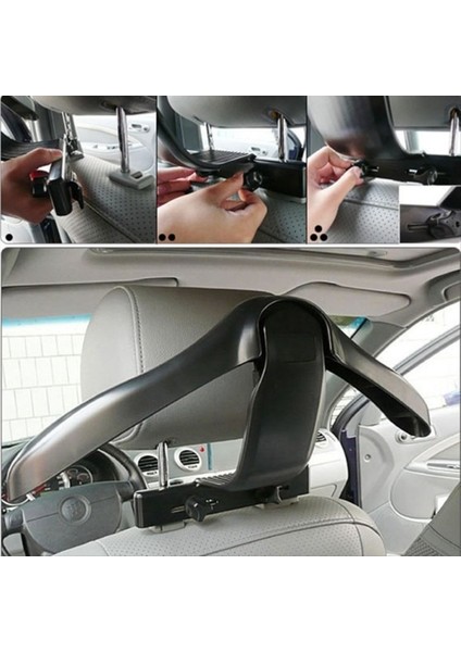 Araba Giysileri Askısı Araba Arka Koltuk Başlık Kıyafet ve Ceket Takım Elbise Kancaları Araba Arka Koltuk Arka Katlanır Giysiler Askısı (Yurt Dışından) fırsatları