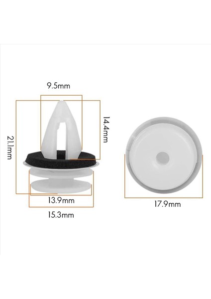 200PCS 51418224768 Bmw E46 E53 E90 E91 E70 Kapı Paneli Otomatik Bağlantıcılar Trim Panel Itme Tutucu (Yurt Dışından) fiyatları