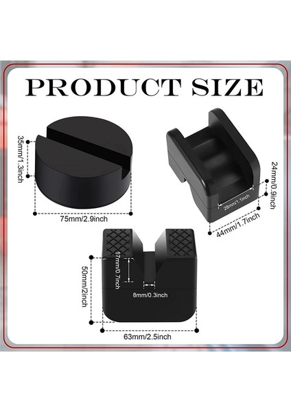 8pcs Jacks Stand Pads Evrensel Suplted Çerçeve Raylı Kuzu Kaynağı Koruyucu Krajlar Için Krajlar Için Kravat Stand Aksesuarları (Yurt Dışından) fiyatları