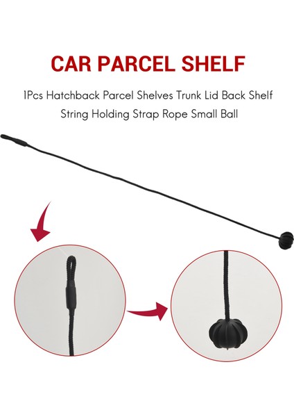 1pcs Hatchback Parsel Rafları Gövde Kapağı Arka Raf Ipi Tutma Kayış Ipi Golf Için Küçük Top 6 R20 Mk5 1k6 863 447 A (Yurt Dışından) indirimleri