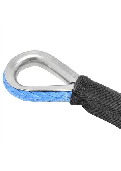 4x 7700LBS Elektrik Vinç Halat Naylon Halat Mukavemetli Halat 6MMX15M Araba Römork Halat Römork Kemeri (Yurt Dışından) fırsatları