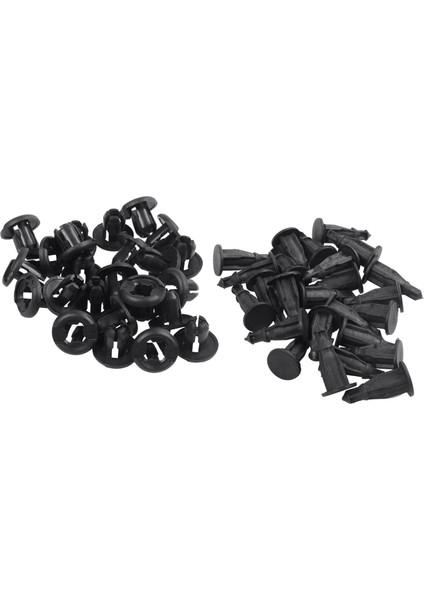 125 Pcs Plastik Perçin 25 Pcs Plastik Kapı Perçinleri Klips 10MM Delik ve 100 Pcs Siyah Perçinler Bağlantı Eden 6mm Delik (Yurt Dışından) modelleri