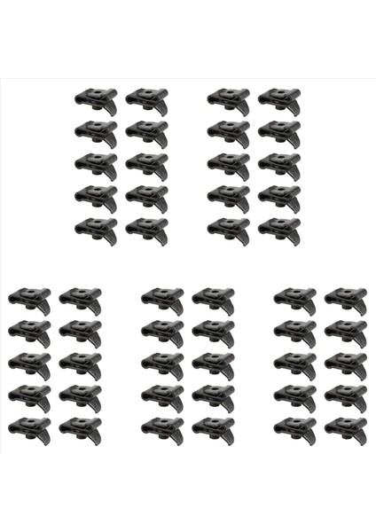 50PCS Çamurluk Astar Somun Bağlantı Elemanı Lexus CT200 HS250 RX300 RX330 RX350 RX400 Scion Iq Xb Xd Toyota (Yurt Dışından)