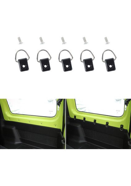 1pcs Araba Gövdesi Kargo D-Ring Suzuki Jimny Için Hızlı Serbest Bırakma Bağlantı Elemanı Klipsleri 2019 2020 2021 JB64 JB74 Iç Pervazlar (Yurt Dışından) fiyatları