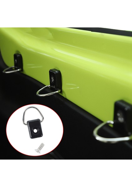 1pcs Araba Gövdesi Kargo D-Ring Suzuki Jimny Için Hızlı Serbest Bırakma Bağlantı Elemanı Klipsleri 2019 2020 2021 JB64 JB74 Iç Pervazlar (Yurt Dışından) modelleri