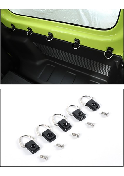 1pcs Araba Gövdesi Kargo D-Ring Suzuki Jimny Için Hızlı Serbest Bırakma Bağlantı Elemanı Klipsleri 2019 2020 2021 JB64 JB74 Iç Pervazlar (Yurt Dışından) fırsatları