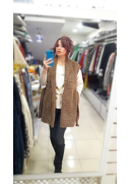 Ithal Uzun Keçe Yelek