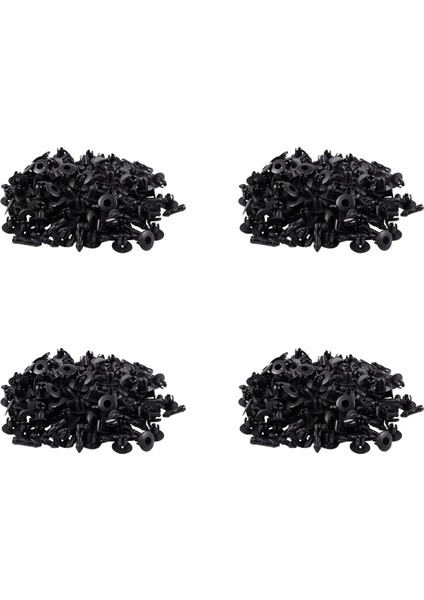 7mm Delikli Plastik Perçinler Bağlantı Elemanı Otomatik Araba Çamurluk Tampon Itme Klipsleri 400 Adet (Yurt Dışından)