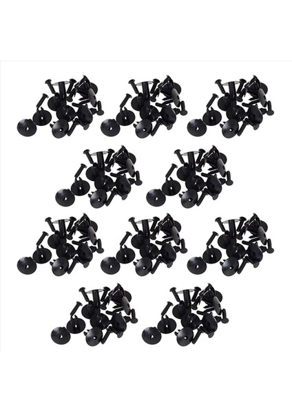 500PCS Taşımacılarla Kaplı Çamurluk Perçin Çıtçıtları Dekoratif Panel Çırpılar Bmw Ford Gm Peugeot Için Uygun (Yurt Dışından)