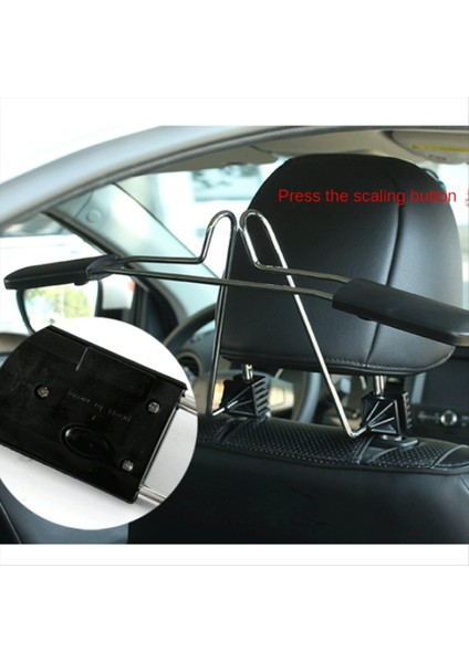 Araba Giysisi Araba Koltuk Kıyafetleri Askısı Başlık Backrest Araba Geri Çekilebilir Kıyafetler Kurutma Rafı (Siyah) (Yurt Dışından) fiyatları