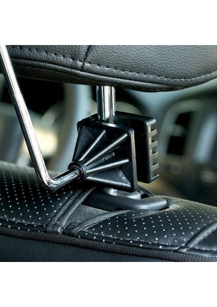 Araba Giysisi Araba Koltuk Kıyafetleri Askısı Başlık Backrest Araba Geri Çekilebilir Kıyafetler Kurutma Rafı (Siyah) (Yurt Dışından) indirimleri