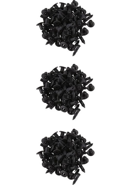 6mm x 12MM Plastik Perçinli Araba Itme Klipleri 150 Adet (Yurt Dışından)