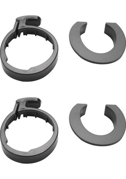 2x Circle Clasped Koruma Halkası Scooter Xiaomi M365 Plastik Yuvarlak Koruma Montajı Yedek Aksesuarlar (Yurt Dışından)