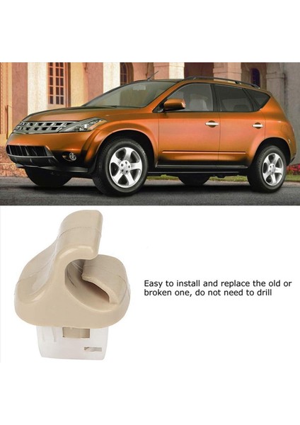 Yeni Nissan Murano Için 2x 2003-2007 Sun Visor Tutma Klibi - Bej Iç (Yurt Dışından) fiyatları