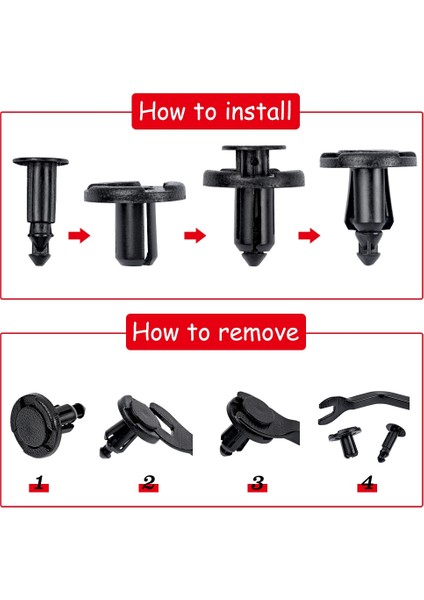 200PCS Tampon Klipler 8mm Infiniti ve Nissan Plastik Perçinli Tutucu Klipsleri Için (Yurt Dışından) modelleri