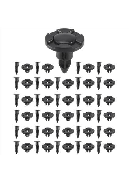 30 Adet Plastik Parçalar 8 mm Kara Delik Tampon Perçin Klipsi Kapanma (Yurt Dışından) fiyatları