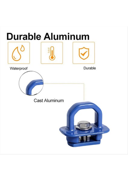 Mavi Kamyon Yatak Yan Duvar Ankrajları 4pcs Set Tie Downs Anchor Chevy Silverdo Pickup Anchor Truck Yatak (Yurt Dışından) indirimleri