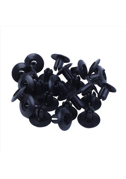 150 Pcs Plastik Itme Tampon Çamurluk Kapı Perçinleri Klip 8mm Delik Siyah (Yurt Dışından) fiyatları