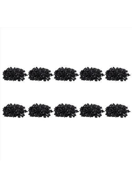 7mm Delik Plastik Perçinler Bağlantı Elemanı Otomatik Araba Çamurluk Tampon Itme Klipsleri 1000 Adet (Yurt Dışından)