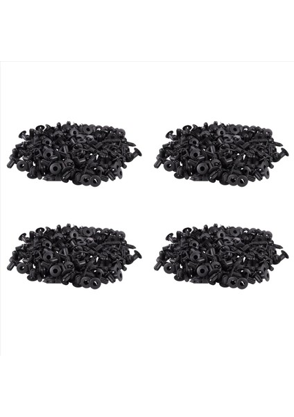 400 Pcs Araba Kalıplama Kapı Çamurluk 5mm Delik Plastik Perçinler Sabitleme (Yurt Dışından)