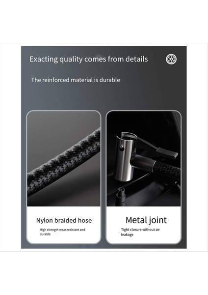 Çift Silindirli Araç Hava Pompası 12V Otomobil Hava Pompası Araba Lastik Hava Pompası Araç Elektrik Hava Pompası Dijital Ekranlı Elektrik (Yurt Dışından)