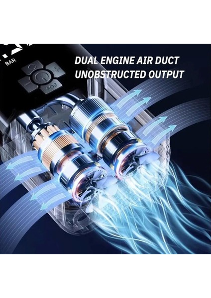 1pc Araba Monte Enflasyon Pompası Taşınabilir Kablosuz Otomobil Lastik Elektrikli Sedan Güç ve Basınç Pompası (Yurt Dışından) modelleri