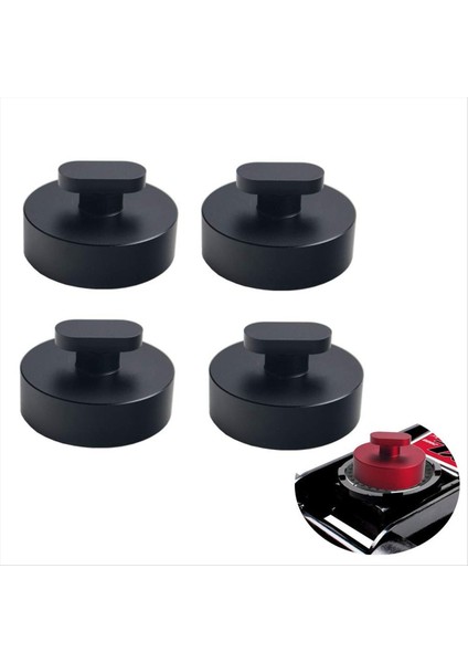 Corvette C5 C6 Z06 Corvette Parçaları Için Otomatik 4 Paket Siyah Kütük Alüminyum Jack Pad Jack (Yurt Dışından) modelleri