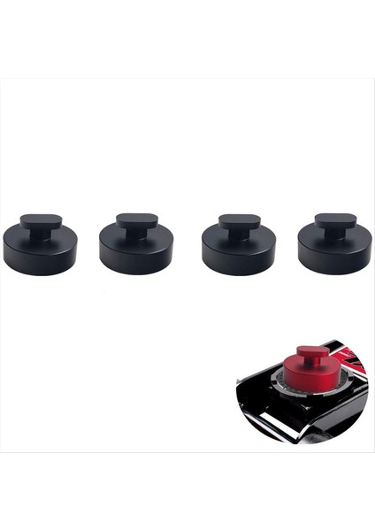 Corvette C5 C6 Z06 Corvette Parçaları Için Otomatik 4 Paket Siyah Kütük Alüminyum Jack Pad Jack (Yurt Dışından) fırsatları