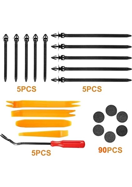 925PCS Araba Tampon Tutucu Klipsler Plastik Perçinler Bağlantı Elemanları Tutucu Çubuk Klips 26 Boyut (Yurt Dışından) indirimleri