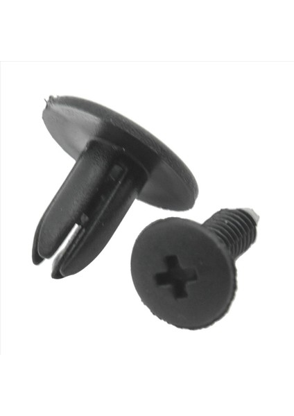 200 Adet Araba Çamurluk Itme Tipi Siyah Plastik Perçin Bağlantı Elemanı 6mm Delik (Yurt Dışından) modelleri