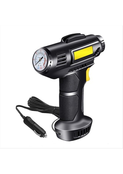 Lastik Şişman Hava Kompresörü Taşınabilir Araç Pompası Basınç Göstergesi ile Lastik Pompası 150PSI Taşınabilir Hava Pompası Araba Bisikleti Spor Topu (Yurt Dışından)