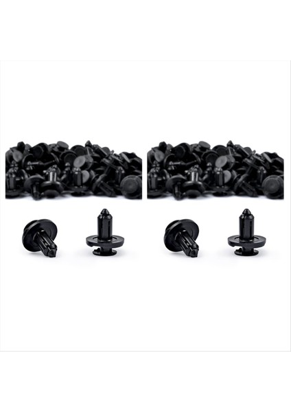 400PCS Tampon Klipsleri 8mm Push Fender Flare Flatinger Infiniti ve Nissan Plastik Perçin Tutucu Klipsleri (Yurt Dışından)