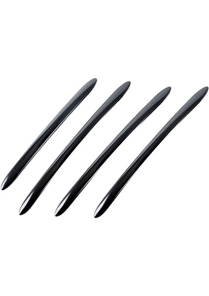 For-Bmw 5 Serisi F10 F18 F11 2011-2017 Paslanmaz Çelik Siyah Dış Kapı Tutam Kapağı Kaplama (Yurt Dışından)