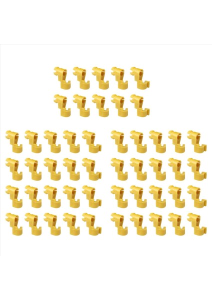 50 Kapı Kilidi 5mm Çubuk Klipsli Sürücü Yan Tutamak Toyota Için (Yurt Dışından)