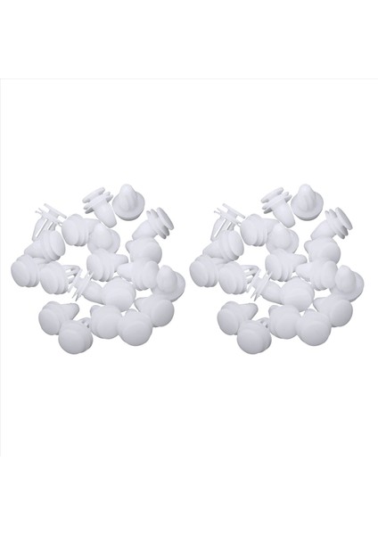 40 Adet Araba Beyaz Perçin Kapı Kaplama Klipsleri Tutturma Makinesi (Yurt Dışından)