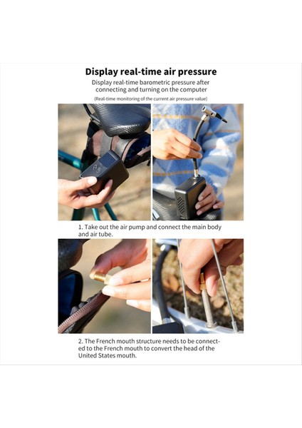 Kablosuz Taşınabilir Elektrikli Pompa Araç Şişirilebilir Pompa Basınçlı Bisiklet Elektrikli Araç Motosiklet Hava Pompaları (Yurt Dışından) fiyatları