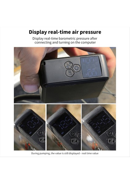 Kablosuz Taşınabilir Elektrikli Pompa Araç Şişirilebilir Pompa Basınçlı Bisiklet Elektrikli Araç Motosiklet Hava Pompaları (Yurt Dışından) fırsatları